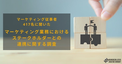 マーケティング従事者417名に聞いた マーケティング業務におけるステークホルダーとの連携に関する調査
