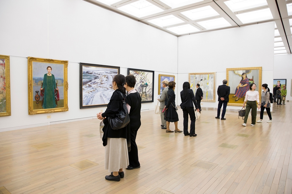 洋画　会場風景 2019年　改組 新 第6回日展