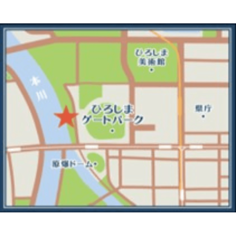 (広島ゲートパーク横の川辺)