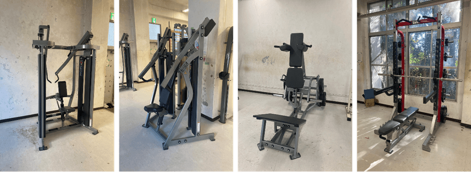 写真：寄贈マシンの一部