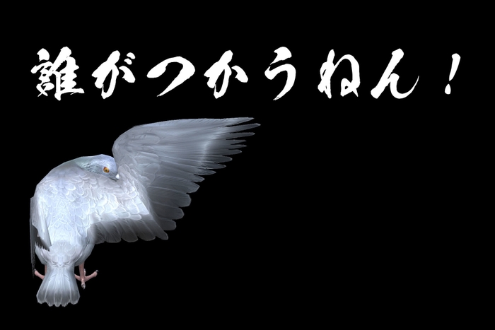 だれが使うねん!