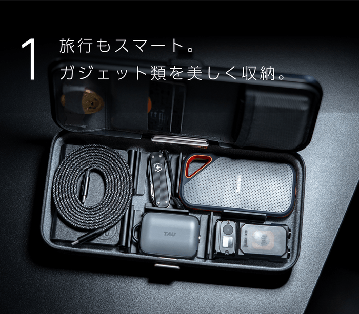 コードもガジェットも、美しくひとまとめ。