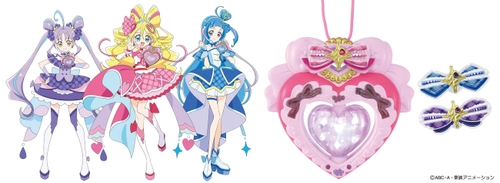 プリキュアシリーズ最新作『キミとアイドルプリキュア♪』は ハートのミラーボールが光って回って変身！ 「キミとアイドル変身・アイドルハートブローチスペシャルセット」 2025年2月1日(土)発売