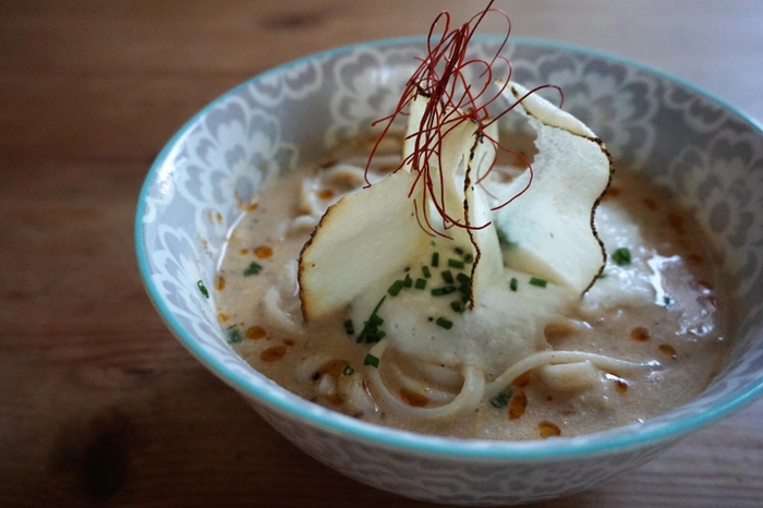 山の芋スープの温麺