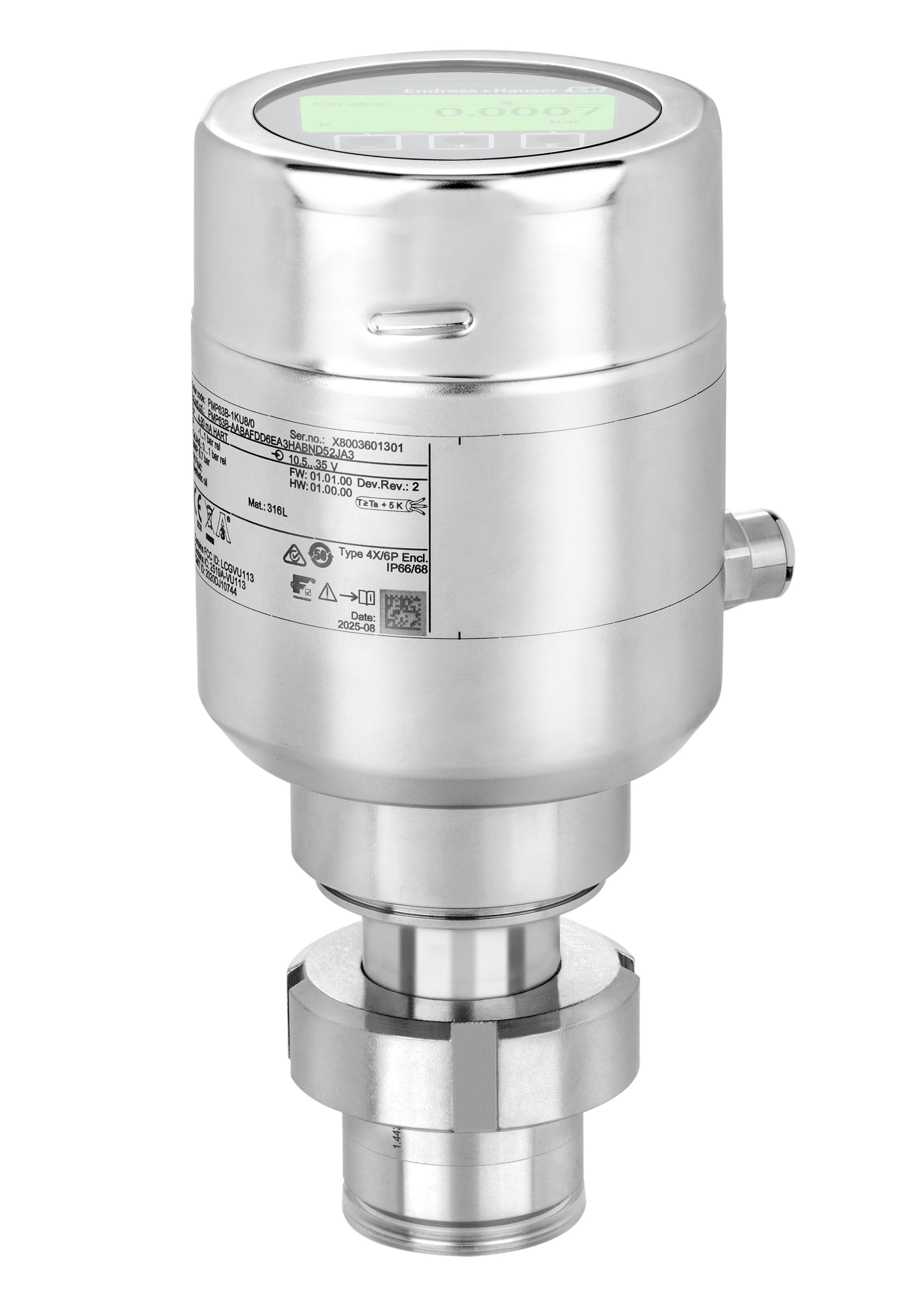 Cerabar PMP63B - 圧力伝送器