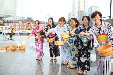 大手町・丸の内・有楽町 夏祭り２０１８ 「丸の内 ｄｅ 打ち水」 ／ 「東京丸の内盆踊り２０１８」