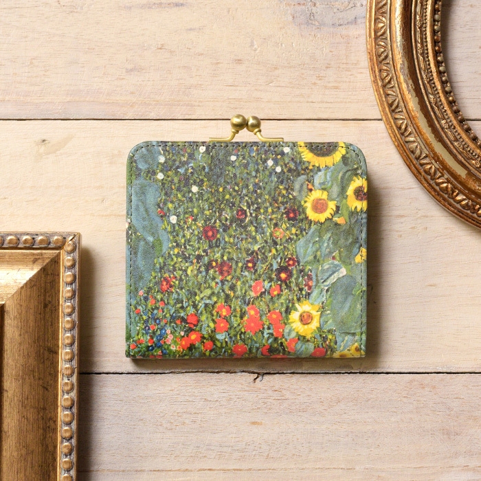 ガマグチ財布 ガーデン