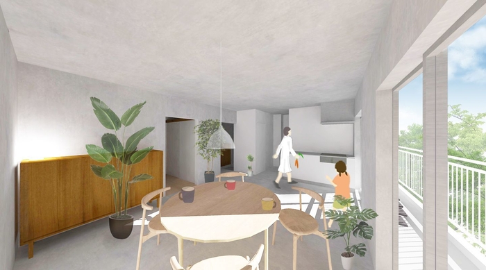 「母屋と離れ」プラン(『ニコイチ』)