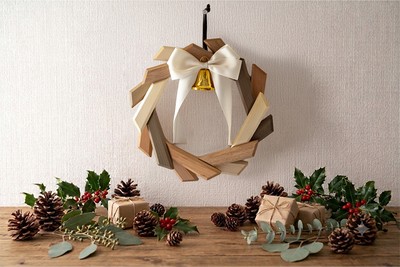 寄木のリース～クリスマス～