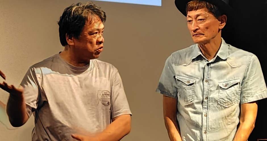 監督・主演 大東賢と俳優・奈良市観光大使 徳丸新作