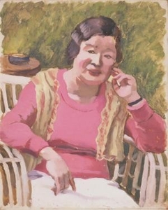​小林徳三郎《婦人像（F婦人）》1946年 ふくやま美術館