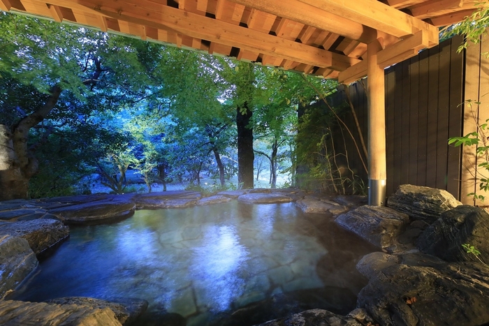 古湯温泉の特徴「ぬる湯」を愉しむ＜露天風呂＞