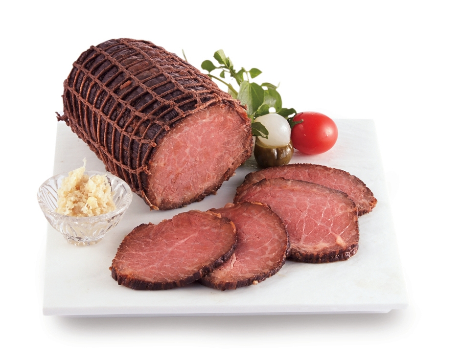 <トンデンファーム>白老牛の炭火つるし焼