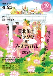 東北風土マラソン＆フェスティバル 2024の参加証明NFTを提供