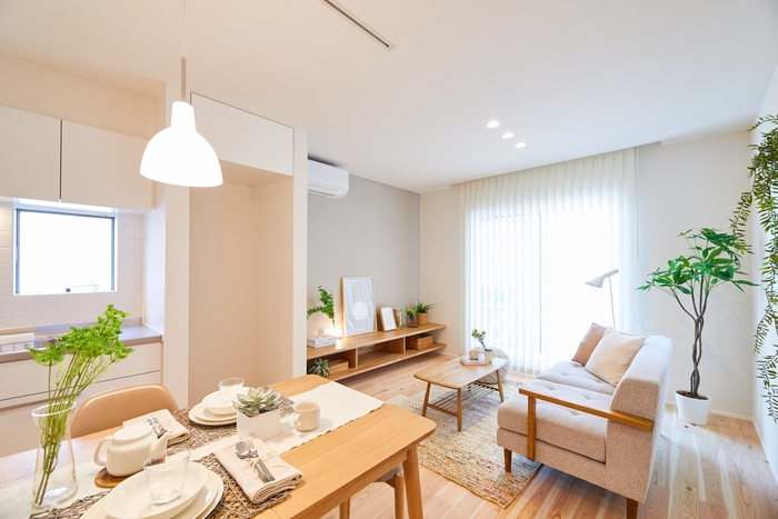 明るく開放的なLDK