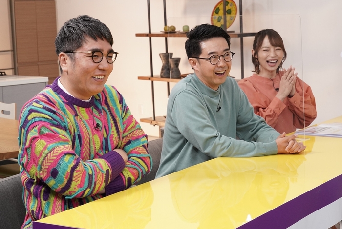 おぎやはぎ・阿部アナ 収録時の様子