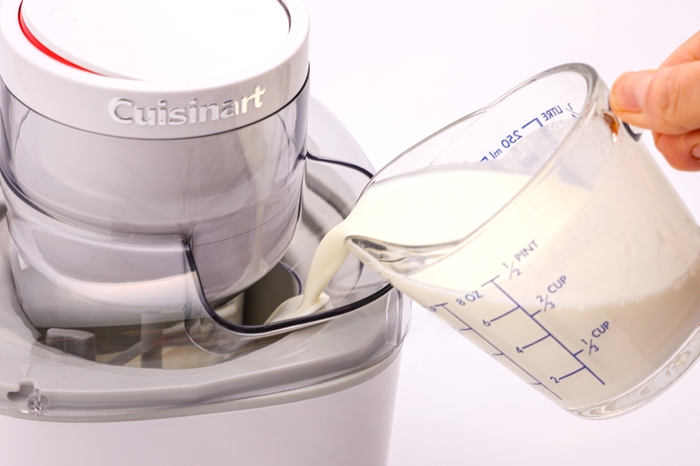 簡単操作:材料を入れる