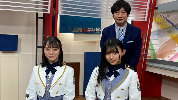 STU48今村美月&門脇実優菜・廣瀬隼也(HOMEアナウンサー)