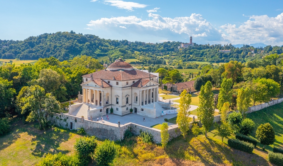 世界遺産 ヴィラ・ラ・ロトンダ（Villa La Rotonda）｜ルネサンス期のヴィラで、北イタリアのヴィチェンツァ郊外にある