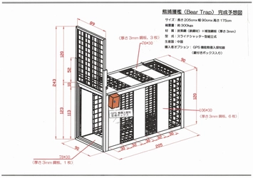 【熊捕獲檻】一台10万円台の価格で人命と熊の命を守る！人と熊の共存プロジェクト 