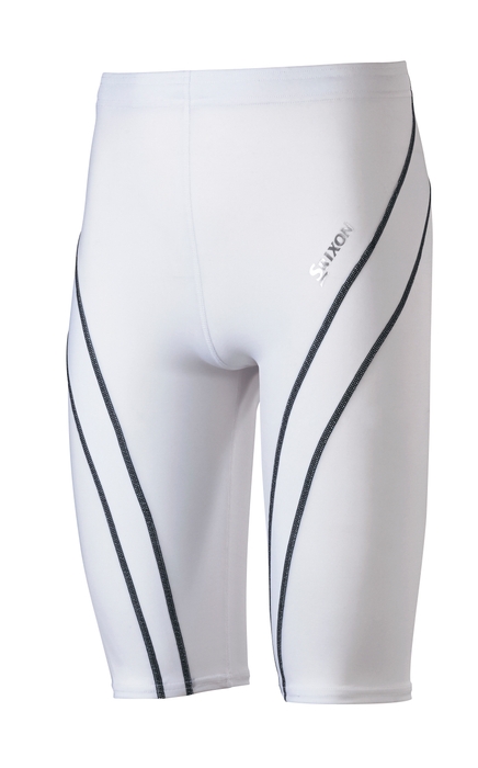 スリクソン ハーフパンツ(メンズ)「SMA6005」ホワイト×チャコールグレー