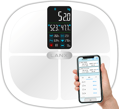 多機能バランス体重計「LANX」