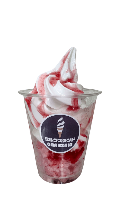 けずりいちご ソフトクリーム(600円)