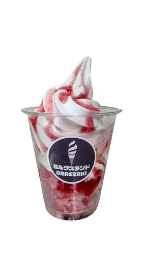 けずりいちご ソフトクリーム（600円）