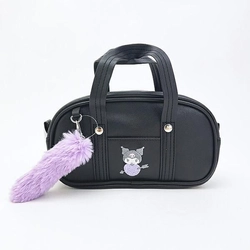 サンリオのイマドキペンケース。一見リアルなスクバ？！シッポファーにサンリオキャラクターデザインが映えるスクバ風ペンケースです。