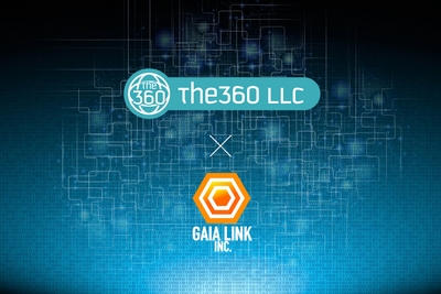The360合同会社と株式会社ガイアリンク　パートナーシップロゴ