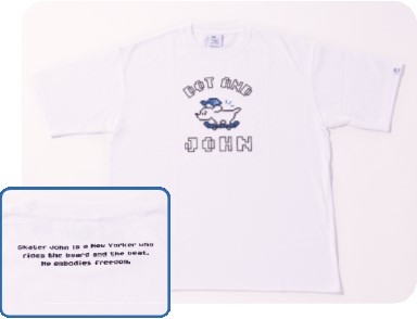 DOT AND JOHN Tシャツ白 ¥7,700-(税込)