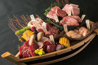 豪華1万円分のお肉を半額で提供＠8/1～8/15・天神焼肉店 　ミスジなど希少部位も含めた“大漁舟”盛り
