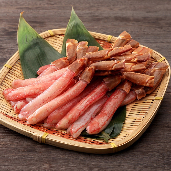 <かに物語>生ずわいがに特大棒ポーション500g