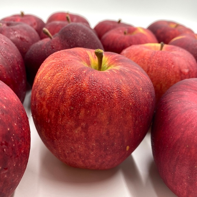 綺麗であざやかなりんご