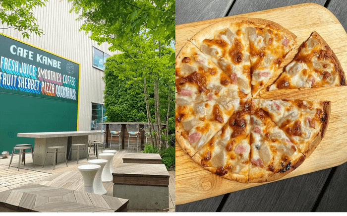 CAFE KANBE／和梨のピッツァ