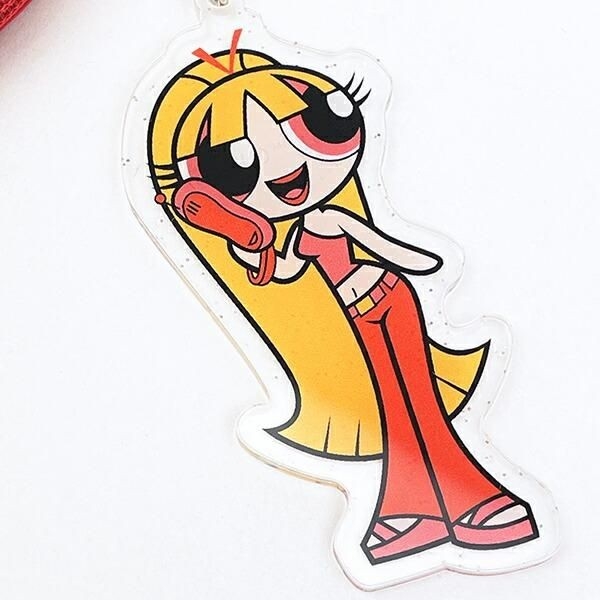 パワーパフガールズのケイタイモチーフポーチ