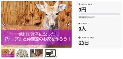 「市原ぞうの国」来春リニューアル新施設 動物たちの森に人が迷いこむ『MAZEOO』(メイズー)の中に 荒川河川敷で保護された迷い鹿のためにみんなで作る 『ケープの森』クラウドファンディング開始！