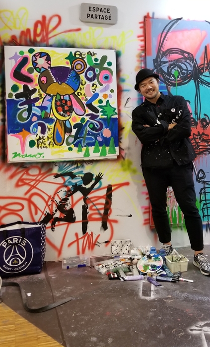 4/27sat ハタヤママサオ ライブペイント