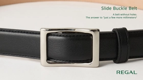 REGAL｜ 穴のないベルト。「あと数ミリ」の最適解。