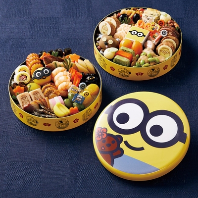 おせち・二段重<ミニオン>ⒸUniversal City Studios LLC. All Rights Reserved