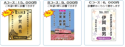 伊賀鉄道２０２５年度まくら木オーナーを募集します！