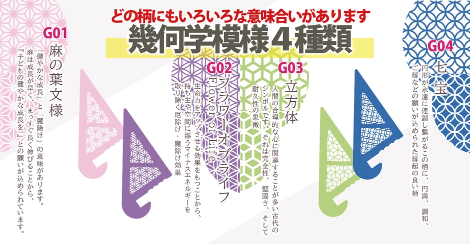 柄はどれもゲン担ぎ