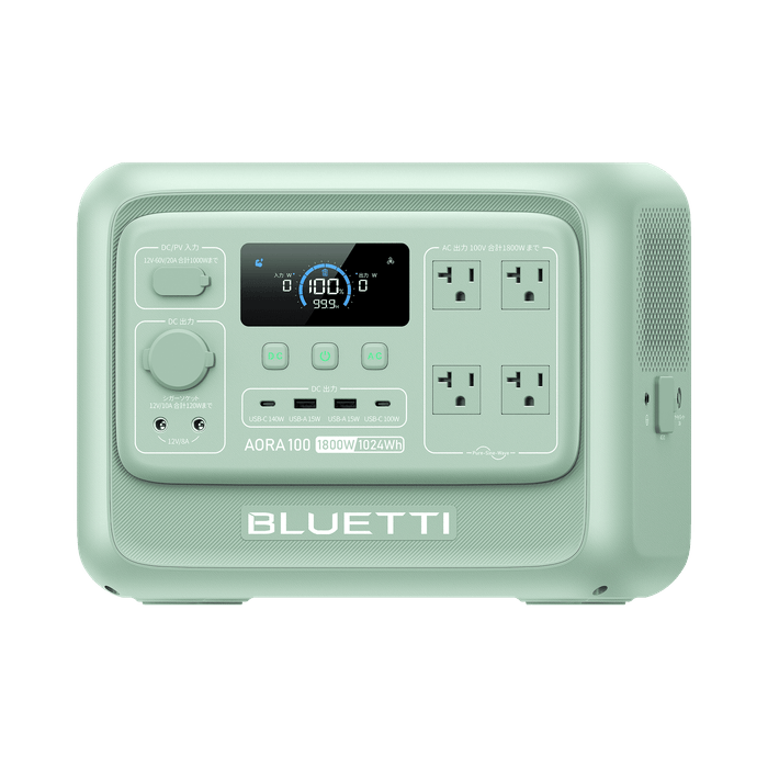 中容量ポータブル電源「AORA 100 V2」
