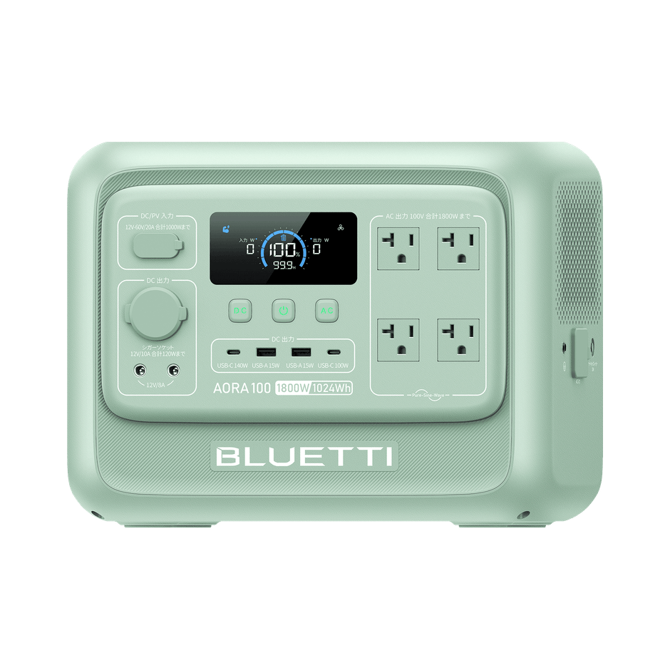 中容量ポータブル電源「AORA 100 V2」