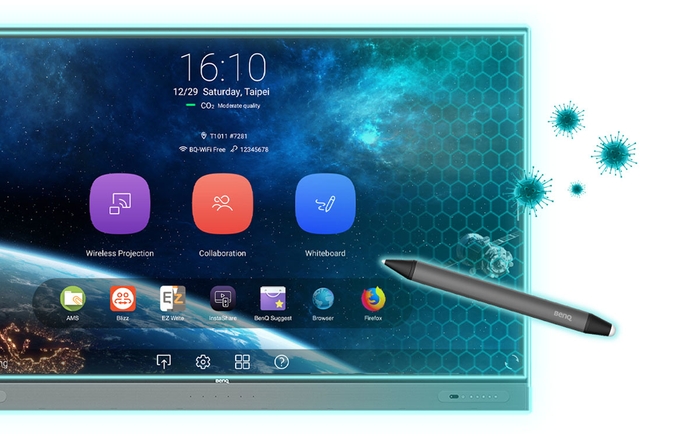 抗菌ガラスと抗菌ペン