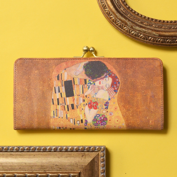 スリムガマグチ長財布 キス