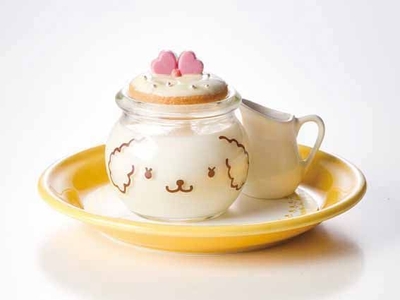 マカロンミルクプリン