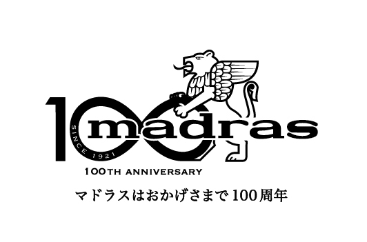 マドラス100周年ロゴ