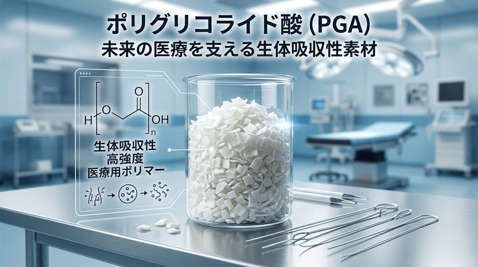 図. ポリグリコライド酸の製品画像