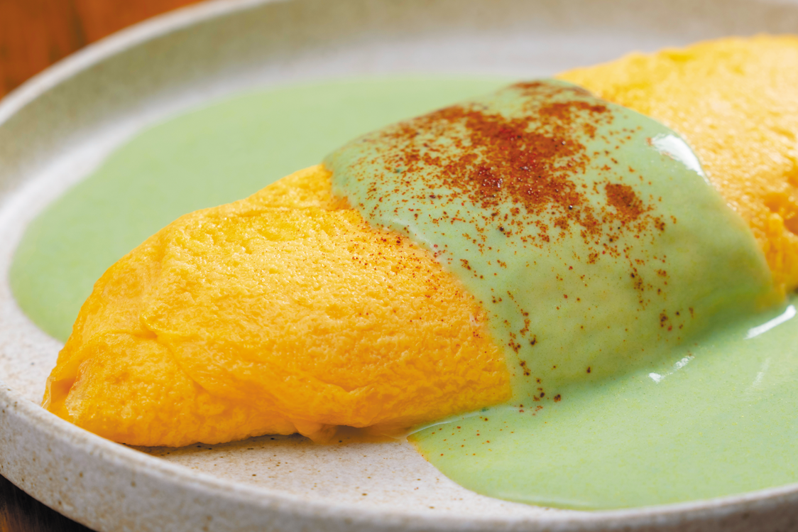 調理例:ホワイトソースに溶け込む『翠翠-suisui-』